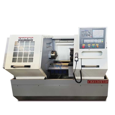 Siemens-systeem CK6136 Nieuwe platbed automatische CNC draaibank voor metaal