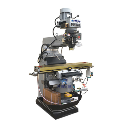 M4 Horizontaal Verticaal Mini Metal Milling Machine Turret-Type