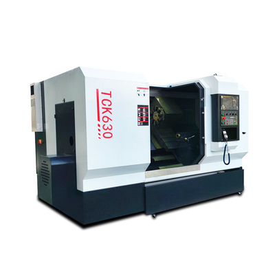 45 graden CNC-metalen draaibank Tck630 Slant Bed Turning Center
