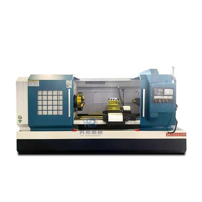 Qk1322 Double Chuck Horizontaal Vlak Bed Automatische CNC Pipe Threading Draaienmachine Voor Metaal